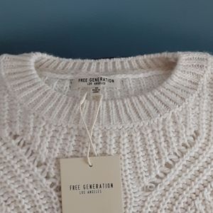 Oversized ivory sweater